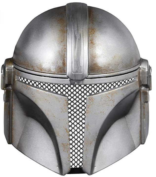 Mandalorian 1/2 Mask - Star Wars - "Battle Damaged" - Costume Accessory - Child