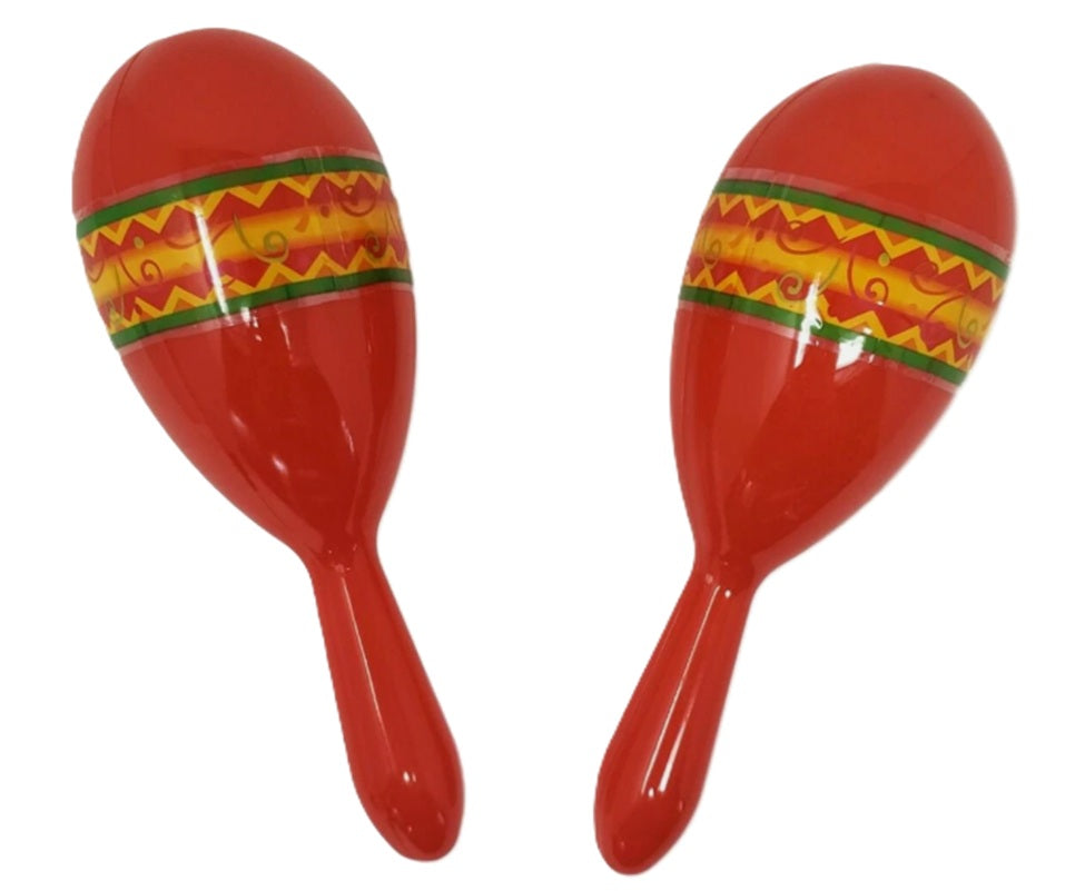 Maracas - Cinco De Mayo - Plastic - Costume Accessories - 7" - 2 Colors