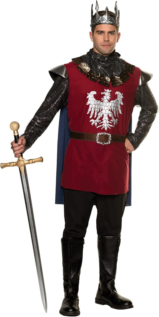 King's Guard - Knight - Medieval - Renaissance - Costume - Men - 2 Sizes