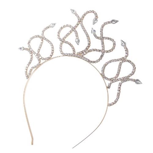 Medusa Snake Headband - Greek - Egyptian - Gold - Costume Accessories - Adult