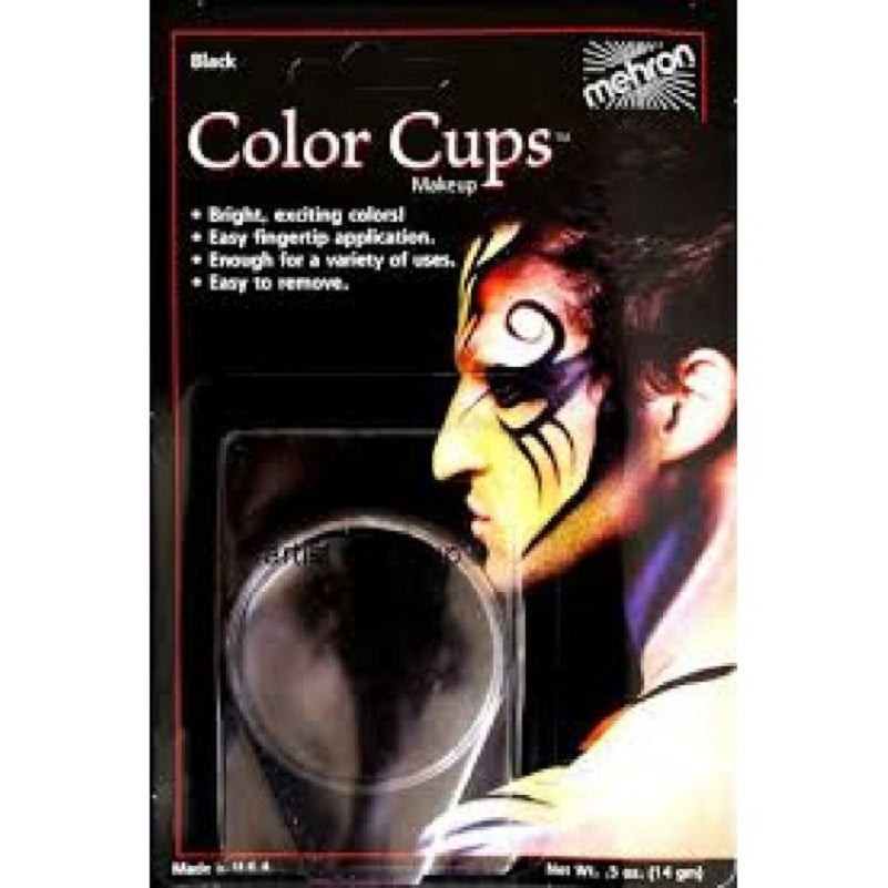 Mehron Color Cups - Theatrical Makeup - Clown Character Cosplay - Several Colors