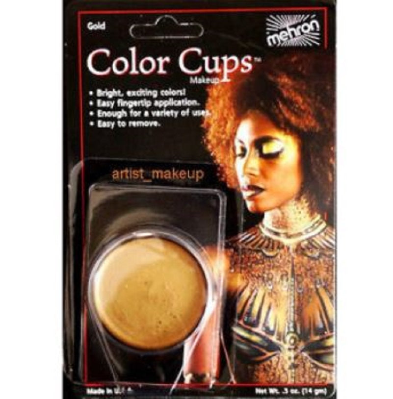 Mehron Color Cups - Theatrical Makeup - Clown Character Cosplay - Several Colors