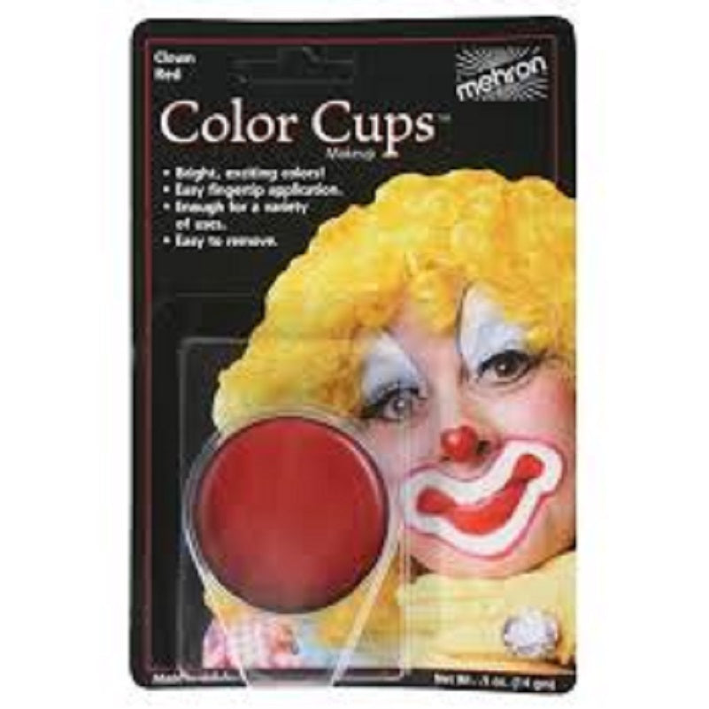 Mehron Color Cups - Theatrical Makeup - Clown Character Cosplay - Several Colors