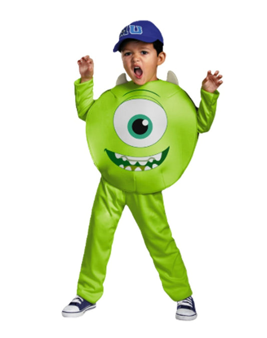 Mike Wazowski - Disney Pixar Monsters Inc - Classic Costume - Toddler - 3 Sizes