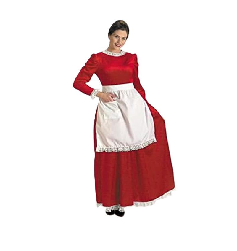 Traditional Mrs Claus Charmer - Red/White - Christmas - Costume - Women - Medium
