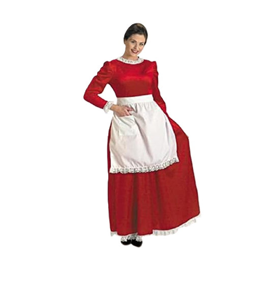 Traditional Mrs Claus Charmer - Red/White - Christmas - Costume - Women - Medium