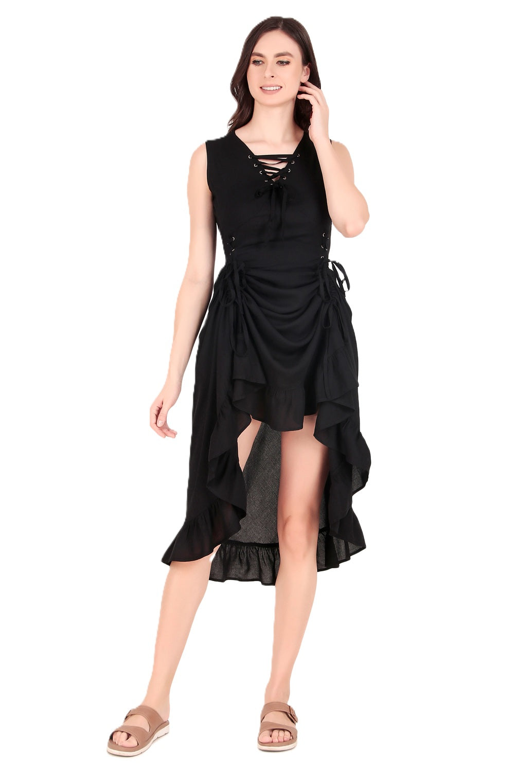 Pirate Mystic Voyage Dress - Hippie - Costume - Women - Brown or Black