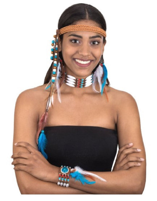 Hippie Set - 4-Piece - Costume Accessories - Adult Teen