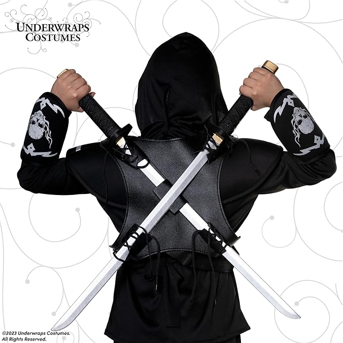 Ninja Katana Sword Backpack Set - 30" - Costume Accessory Prop - One Size