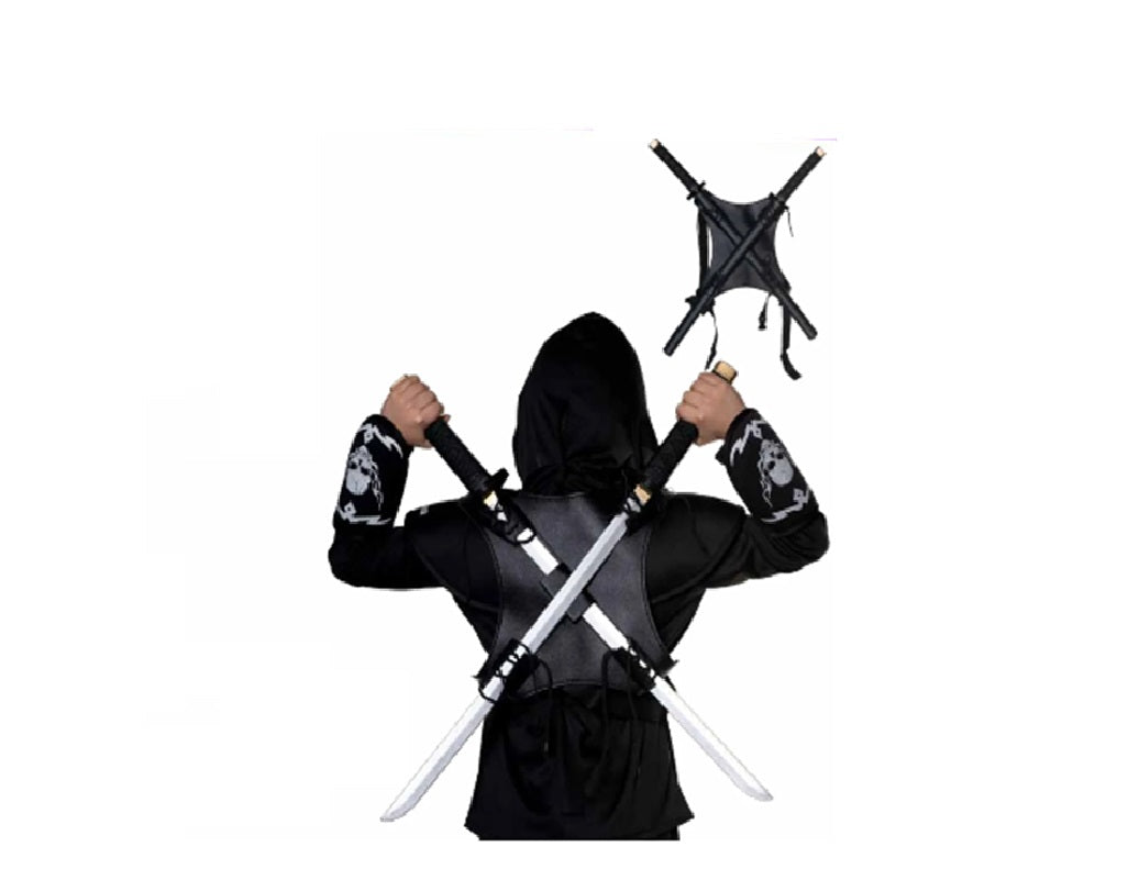 Ninja Katana Sword Backpack Set - 30" - Costume Accessory Prop - One Size