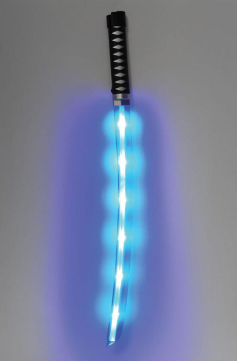 Light-Up Ninja Sword 2 Pack - 22" - Red Blue Green Costume Accessory Prop