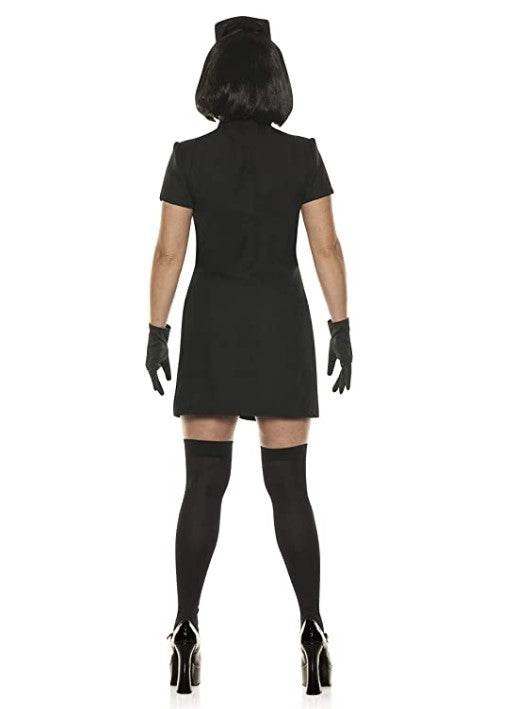 Nurse Frightingale Costume - Black - Horror - Women - 2 Sizes