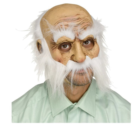 Walter Old Man Mask - Wild Hair - Chinless - Costume Accessory - Adult Teen