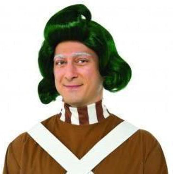 Oompa Loompa Wig - Willy Wonka - Movie - Costume Accessory - Adult Teen