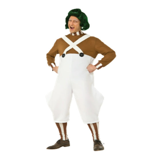 Oompa Loompa - Willy Wonka Chocolate Factory - Deluxe Costume - Men - Standard