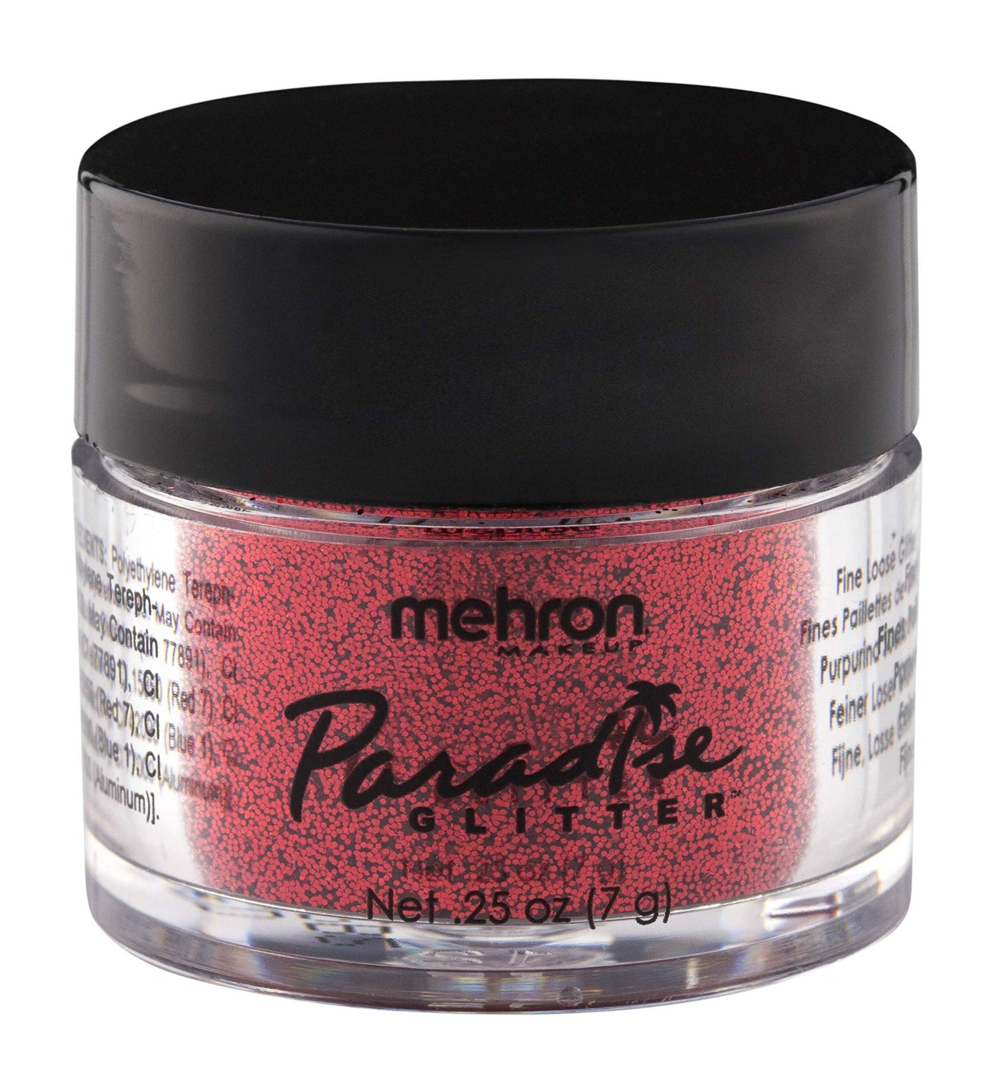 Paradise AQ Glitter - Mehron - Maquillaje teatral - 7 colores