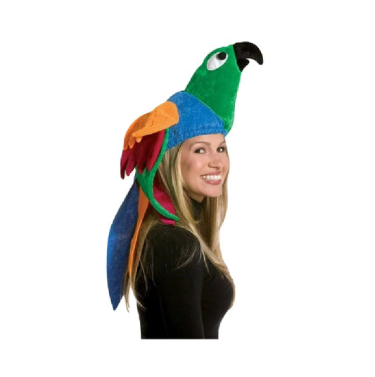 Rainbow Parrot Hat - Pirate - Costume Accessory - One Size