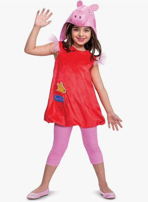 Peppa Pig - Nickelodeon - Deluxe Costume - Girls/Toddler - 2 Sizes