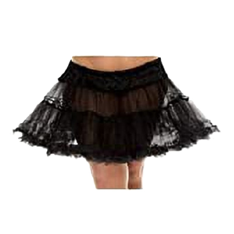 Lace Trim Mesh Mini Slip - Petticoat - Costume Accessory - Women - 5 Colors
