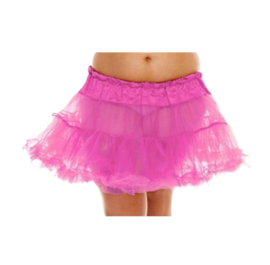 Lace Trim Mesh Mini Slip - Petticoat - Costume Accessory - Women - 5 Colors