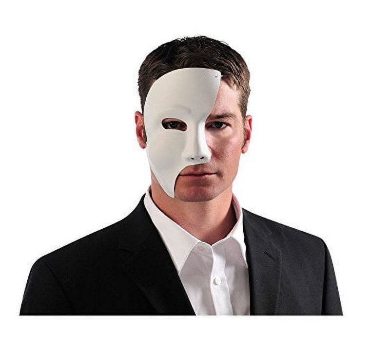 Phantom of the Opera Mask - Lightweight - Costume Accessory - One Size