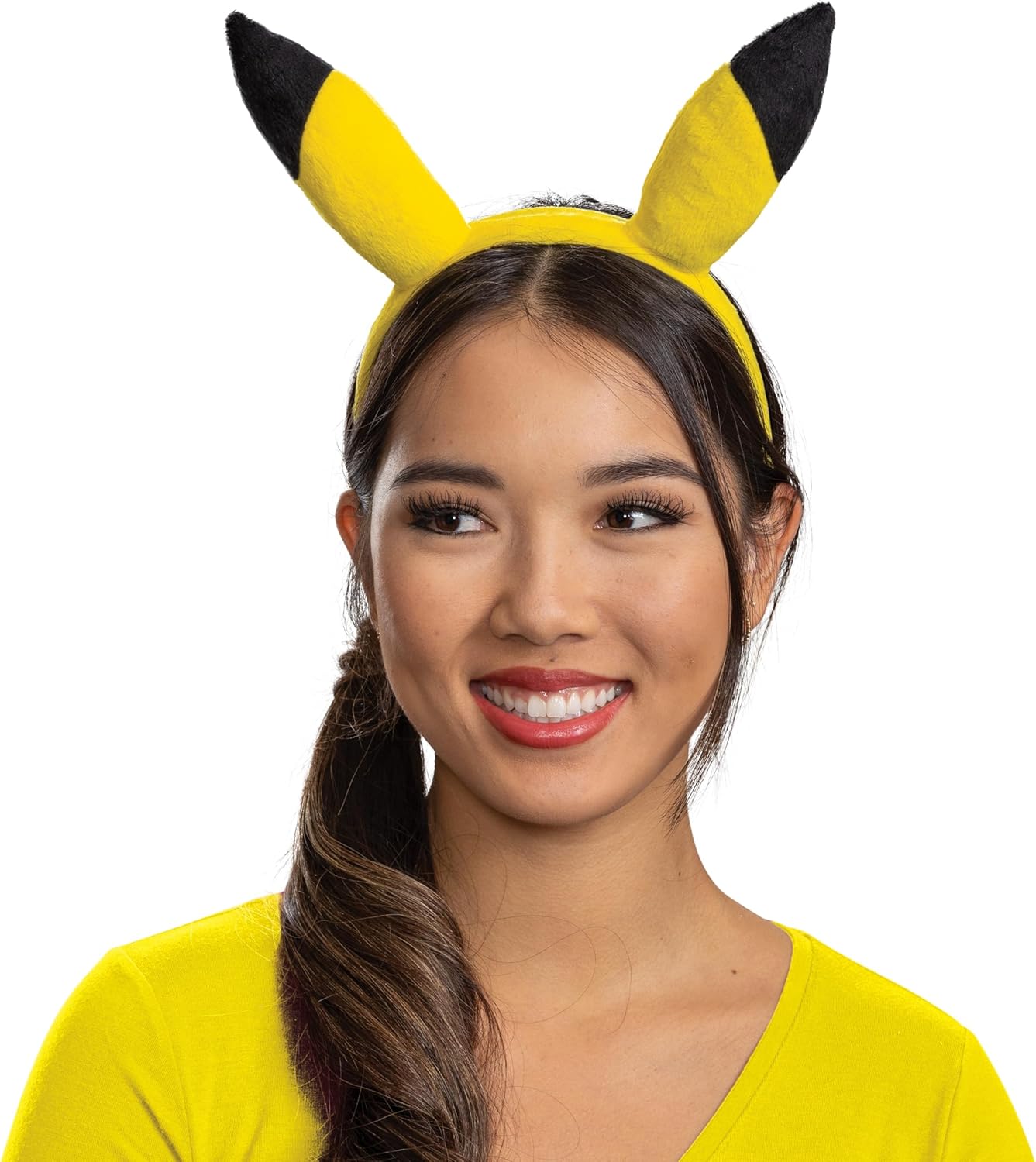 Yellow Pikachu Ears - Licensed Costume Accessories - One Size