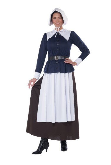 Mayflower Pilgrim - Delantal adjunto - Disfraz - Adulto - 3 tallas