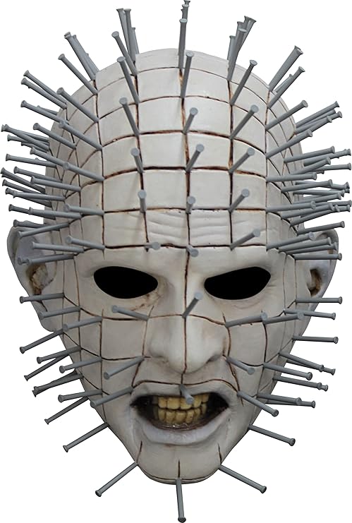 Pinhead Mask - Hellraiser Inferno - Horror - Costume Accessory - One Size