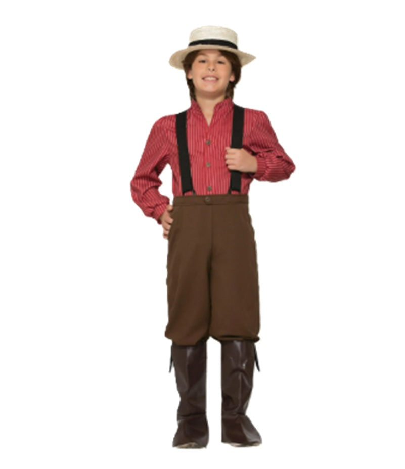 Pioneer Boy - Little House on the Prairie - Costume - Boys - 2 Sizes