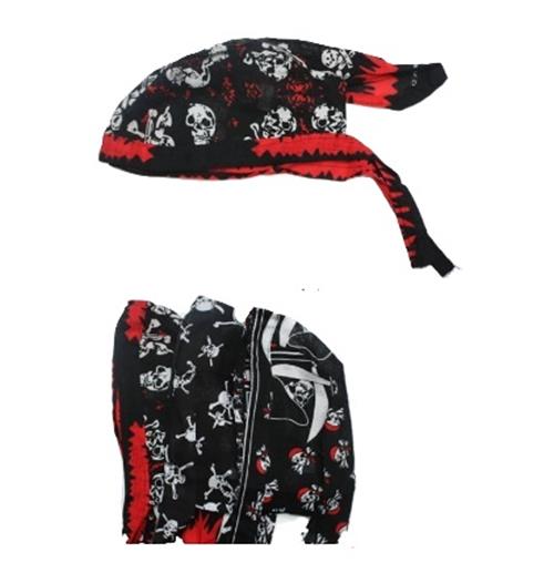 Pirate Bandana - Skulls & Crossbones - Costume Accessory - 3 Styles