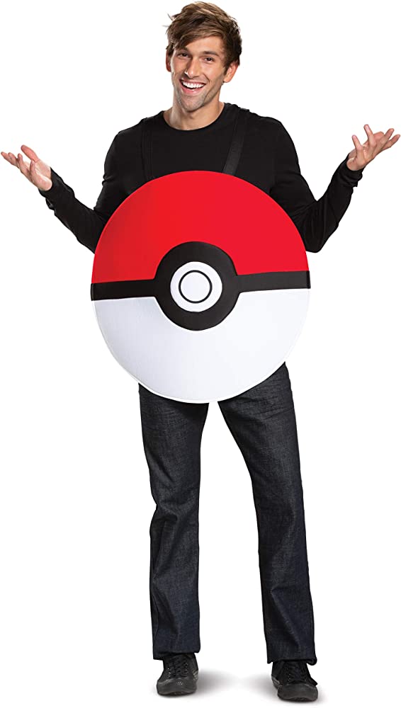 Pokéball - Pokémon - Red/White - Tunic - Costume - One Size