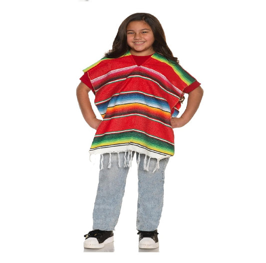 Western Poncho - Clint Eastwood - Cinco de Mayo - Costume - Child - Medium