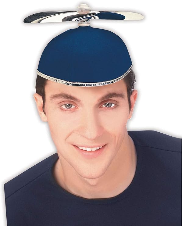 Propeller Beanie Hat - Red or Blue - Storybook - Costume Accessory