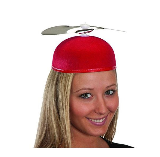 Beanie Propeller Hat - Felt - Costume Accessory - Child Teen - 2 Colors