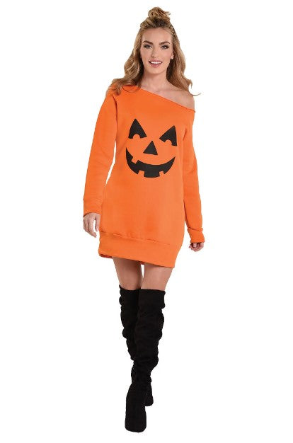 Pumpkin Tunic - Off-Shoulder 80's - Costume - Women - One Size