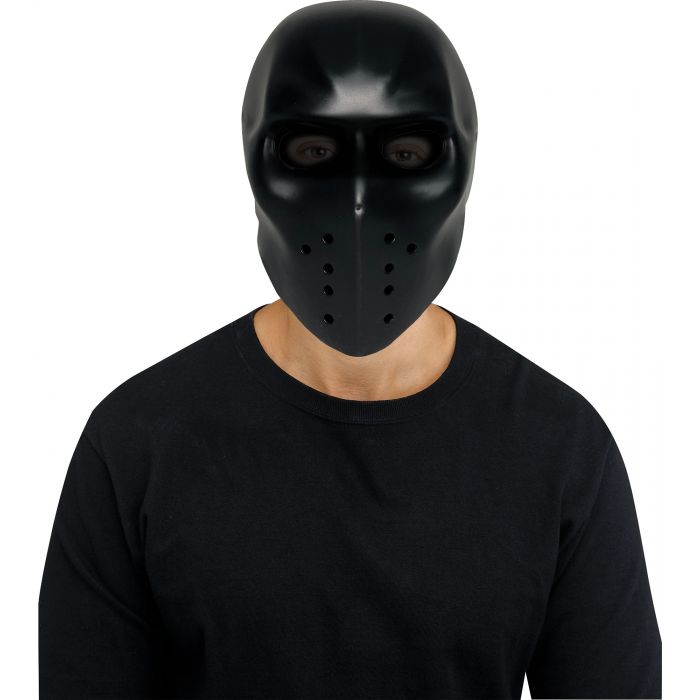 Punisher Hockey Mask - Black or Bloody White - Plastic - Costume Accessory