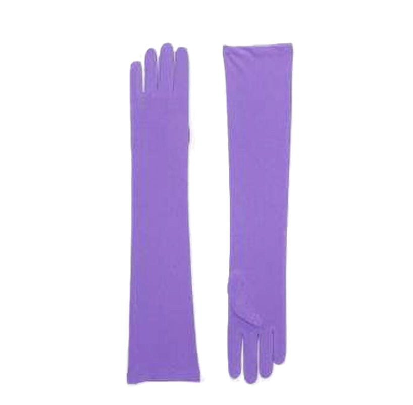 Purple Opera Gloves - Over-The-Elbow - Jessica - Costume Accessories - One Size