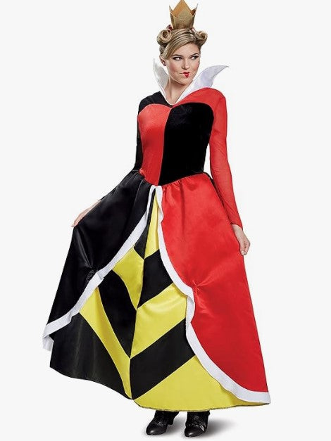 Queen of Hearts - Villain - Alice in Wonderland - Costume - Women - 3 Sizes