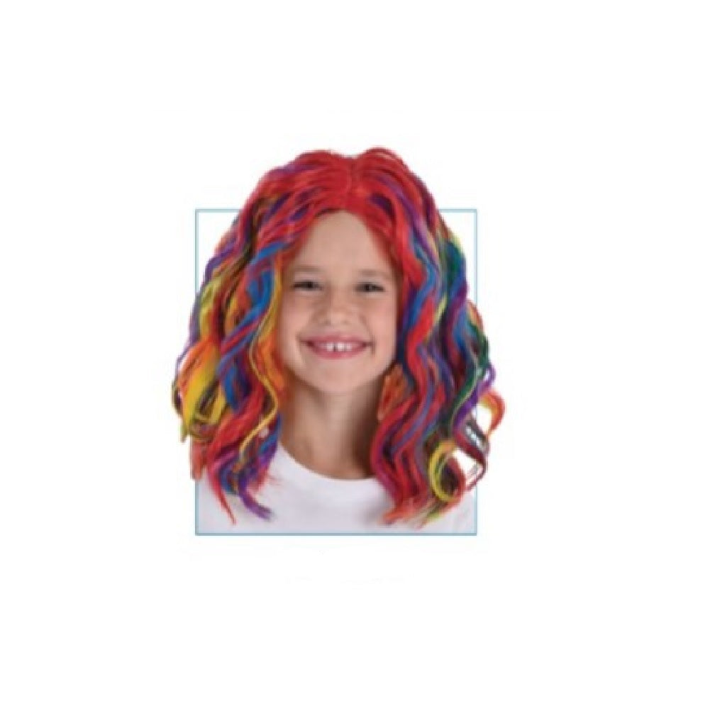 Rainbow Wig - Body Wave - Shoulder Length - Costume Accessory - One Size