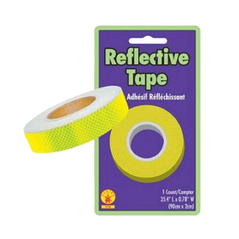 Yellow Reflective Vinyl Tape - Safety - Cosplay Costume Accessory Decor