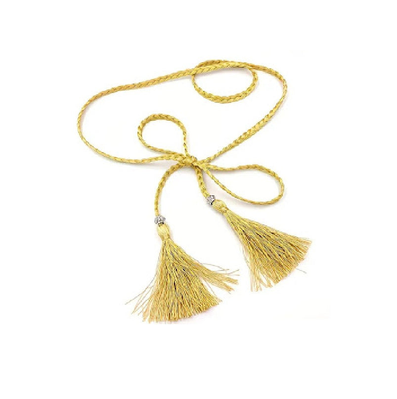 Gold Braided Rope Belt - Biblical - Angel - Costume Accessory - One Size