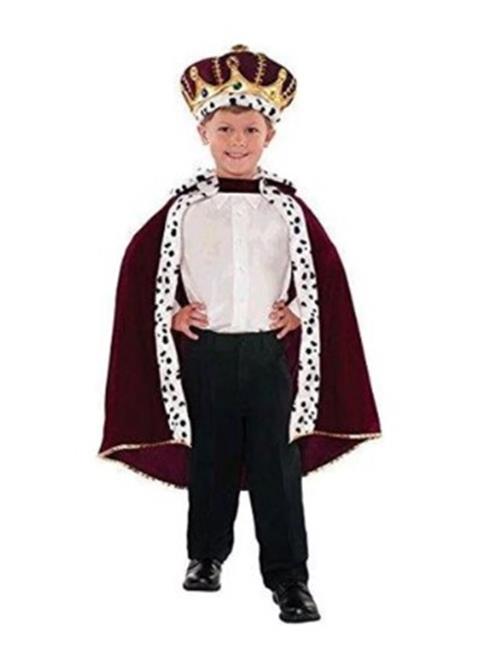 Royal Cape - Dark Red - Queen - King - Queen - Costume - Child Size