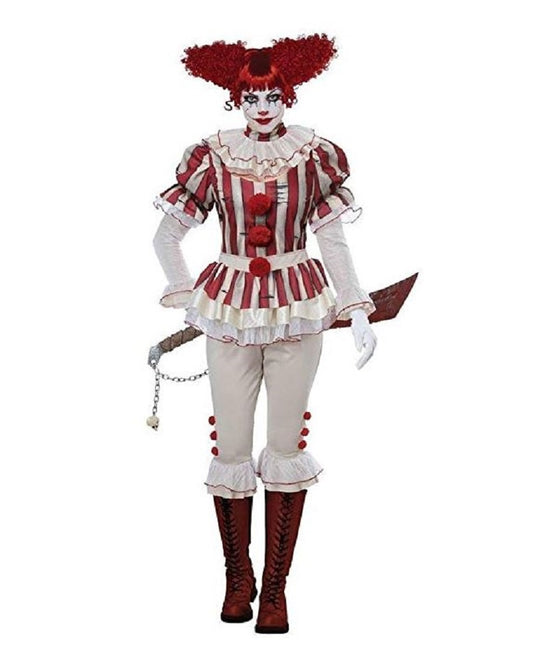 Sadistic Clown - Evil - IT Inspired - Costume - Women - 2 Sizes
