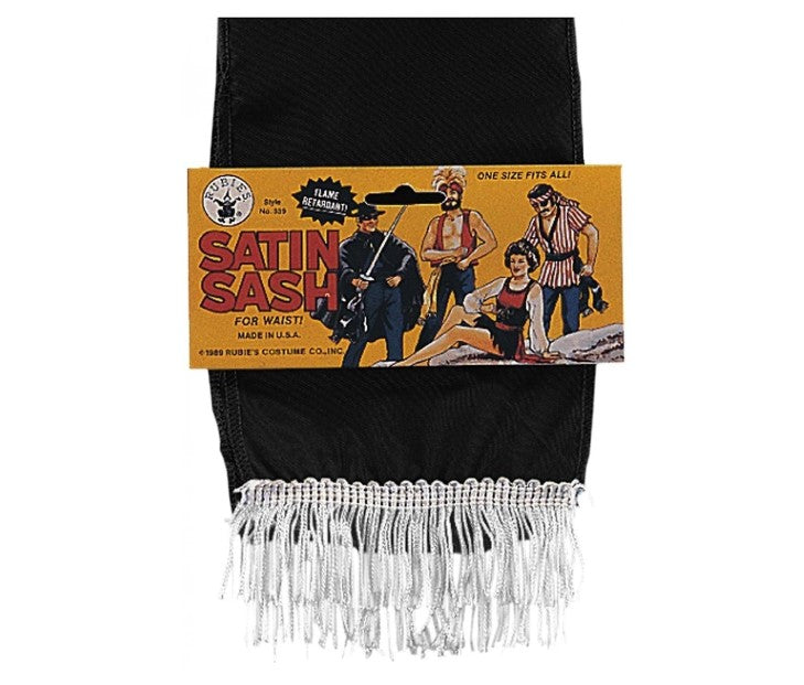Satin Sash - Pirate - Zorro - Medieval - Royalty - Costume Accessory - 3 Colors