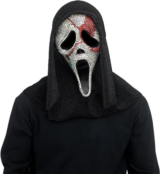 Ghostface® Bloody Bling Mask - Scream - Costume Accessory - One Size