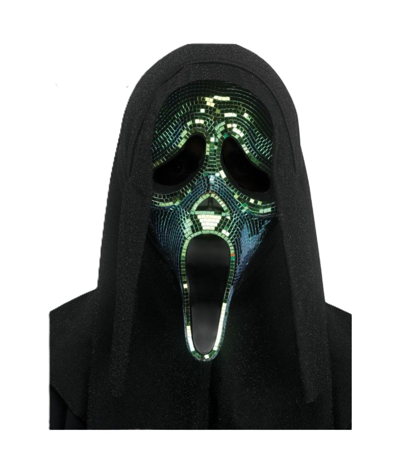 Ghostface® Disco Mirror Mask - Scream - Costume Accessory - One Size