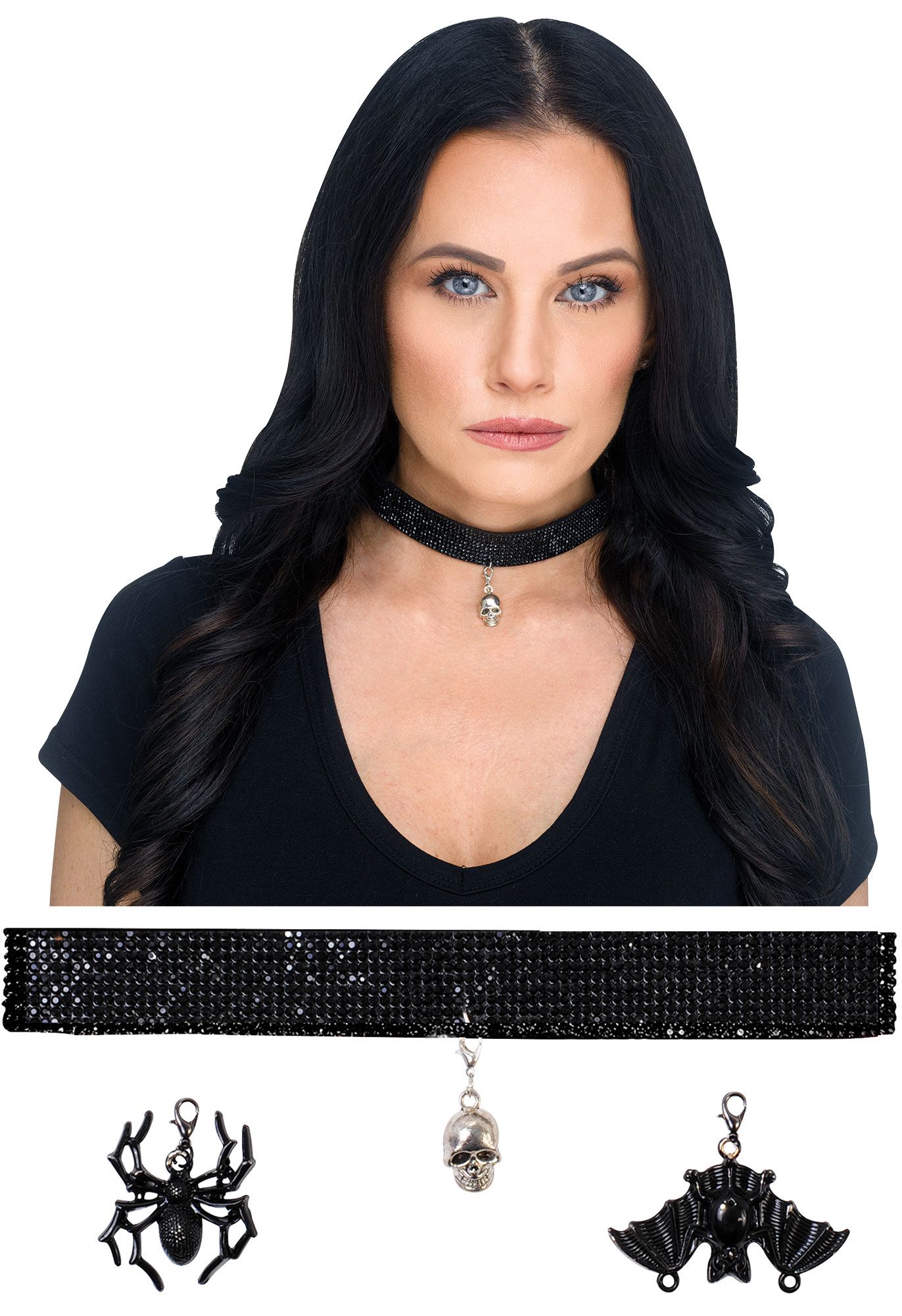 Ghostface Choker Set - Scream - Officially Licensed Accessories - 2 Styles
