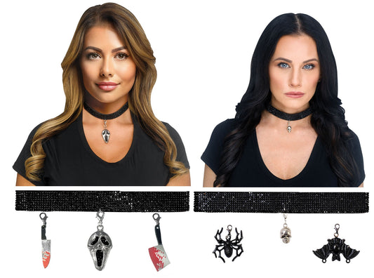 Ghostface Choker Set - Scream - Officially Licensed Accessories - 2 Styles