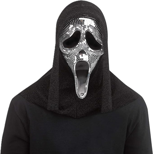 Ghostface® Disco Mirror Mask - Scream - Costume Accessory - One Size