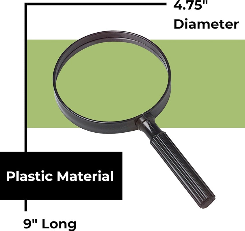 Sherlock Holmes Magnifying Glass - 9" - Detective - Costume Accessory - One Size